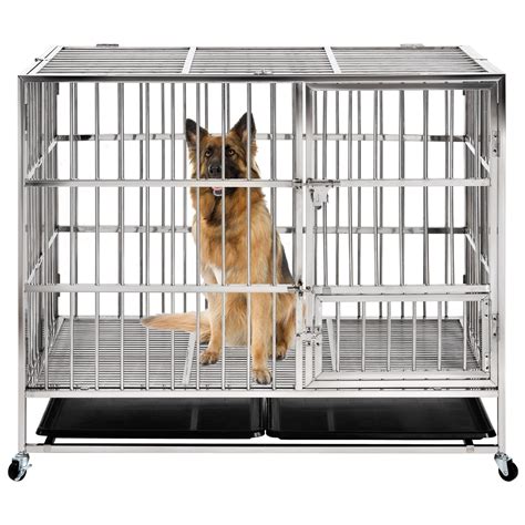 stainless steel dog kennel crate